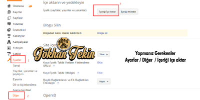 Wordpress Blogunu, Blogspot Bloguna Aktarma Nasıl Yapılır. Wordpress Blogspota Nasıl Aktarılır
